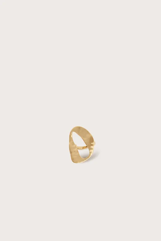 RUE MINI RING - BRUSHED BRASS made by Cult Gaia