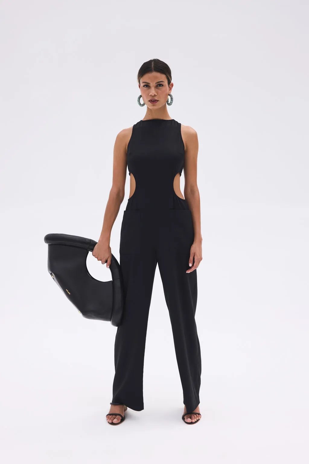 GILLIAN JUMPSUIT - BLACK sold by Cult Gaia product image thumbnail 2