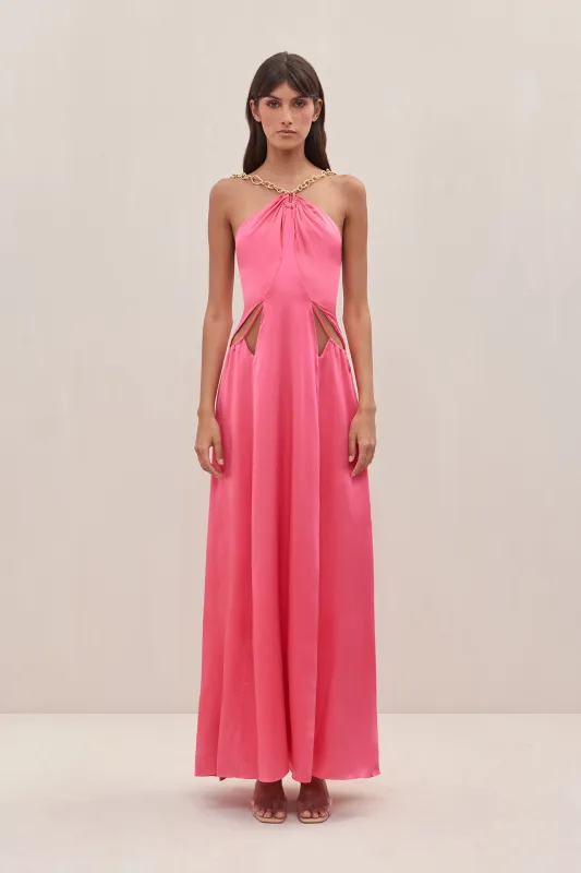 ALTHEA GOWN - SANGRIA made by Cult Gaia