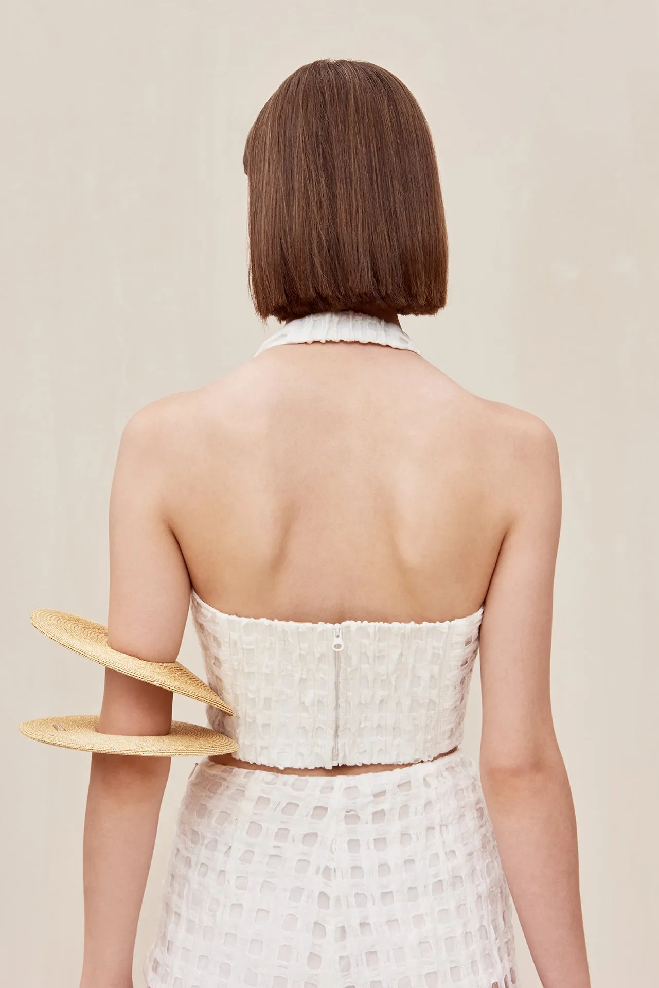 ELLIN TOP - OFF WHITE sold by cult gaia product image thumbnail 4
