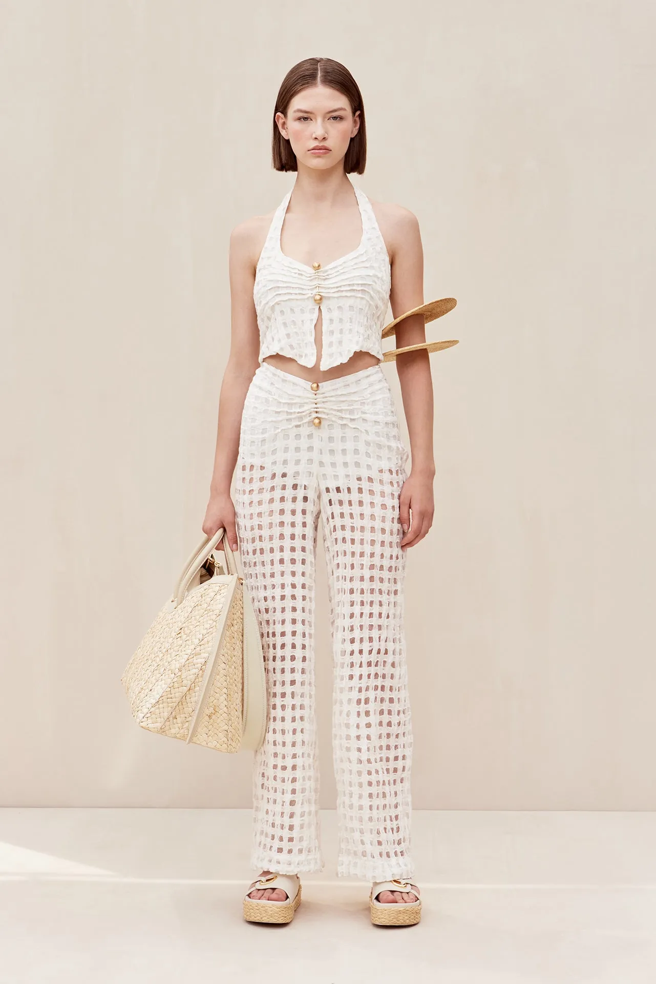 ELLIN TOP - OFF WHITE sold by cult gaia product image thumbnail 2
