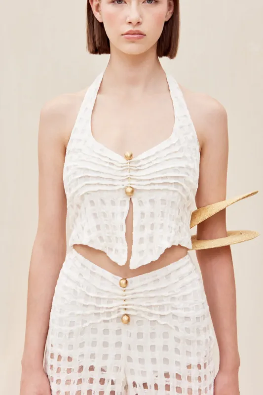ELLIN TOP - OFF WHITE made by Cult Gaia
