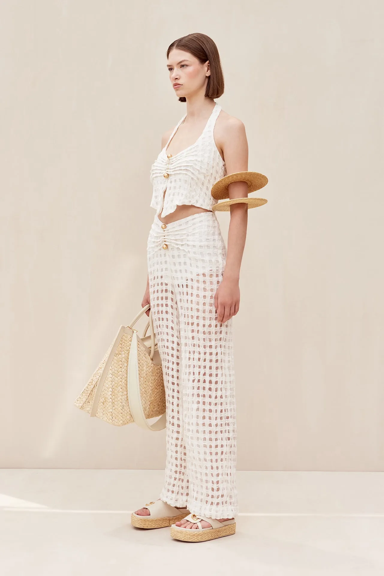 ELLIN TOP - OFF WHITE sold by cult gaia product image thumbnail 3