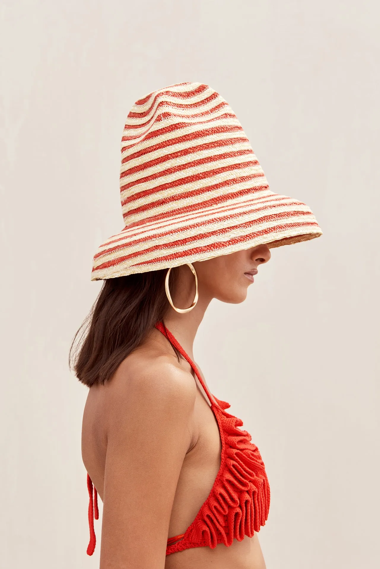 MAGDA HAT - LOLLIPOP MULTI sold by cult gaia product image thumbnail 3