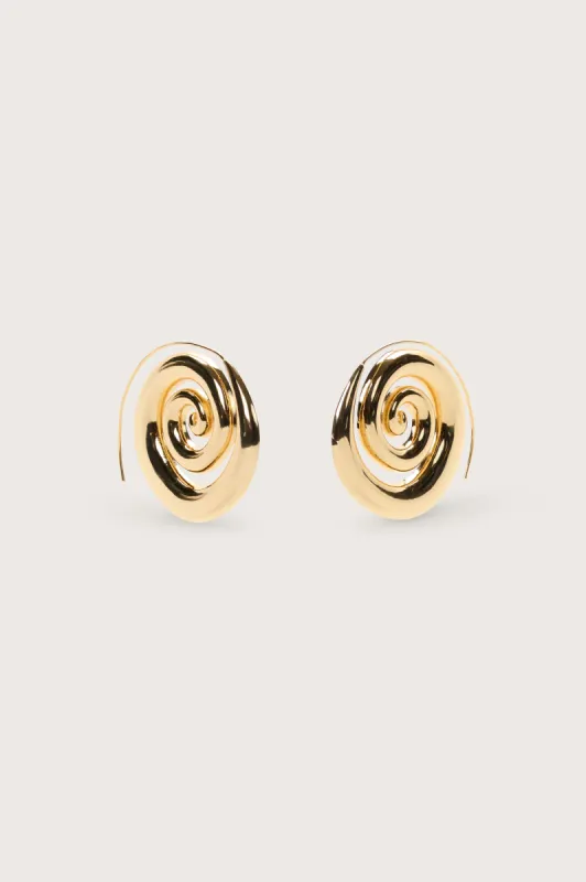 CASSIA EARRING - SHINY BRASS sold by cult gaia