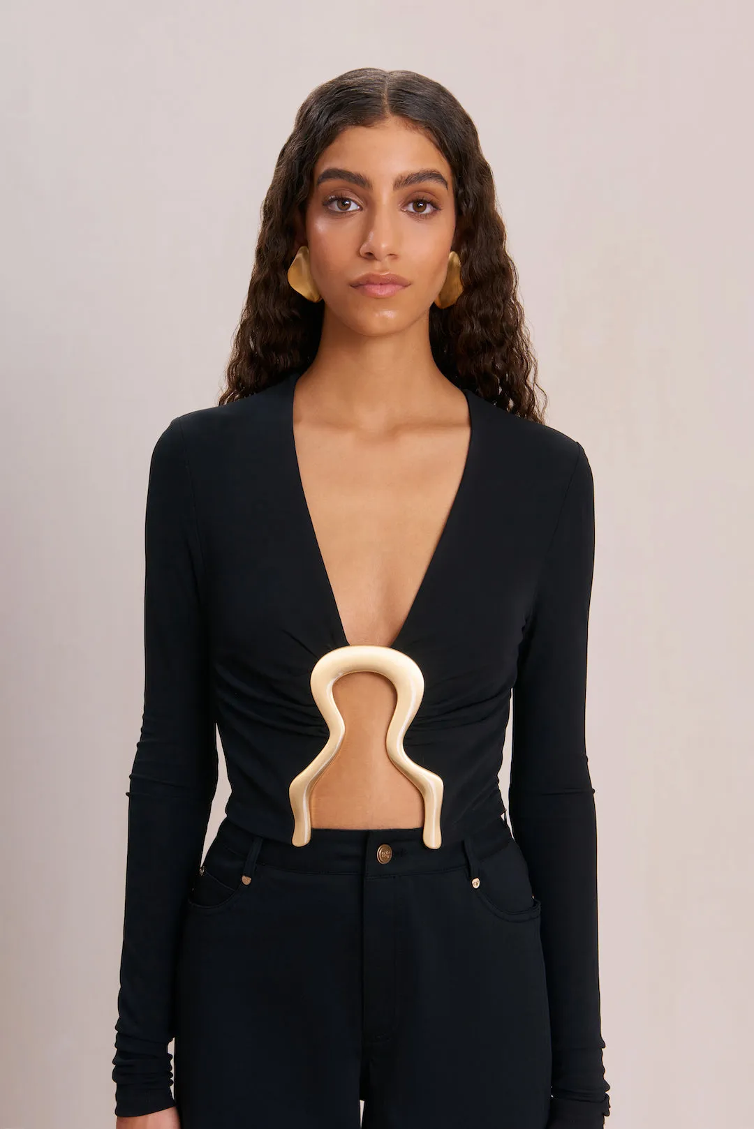 LAIA TOP - BLACK sold by Cult Gaia product image thumbnail 2