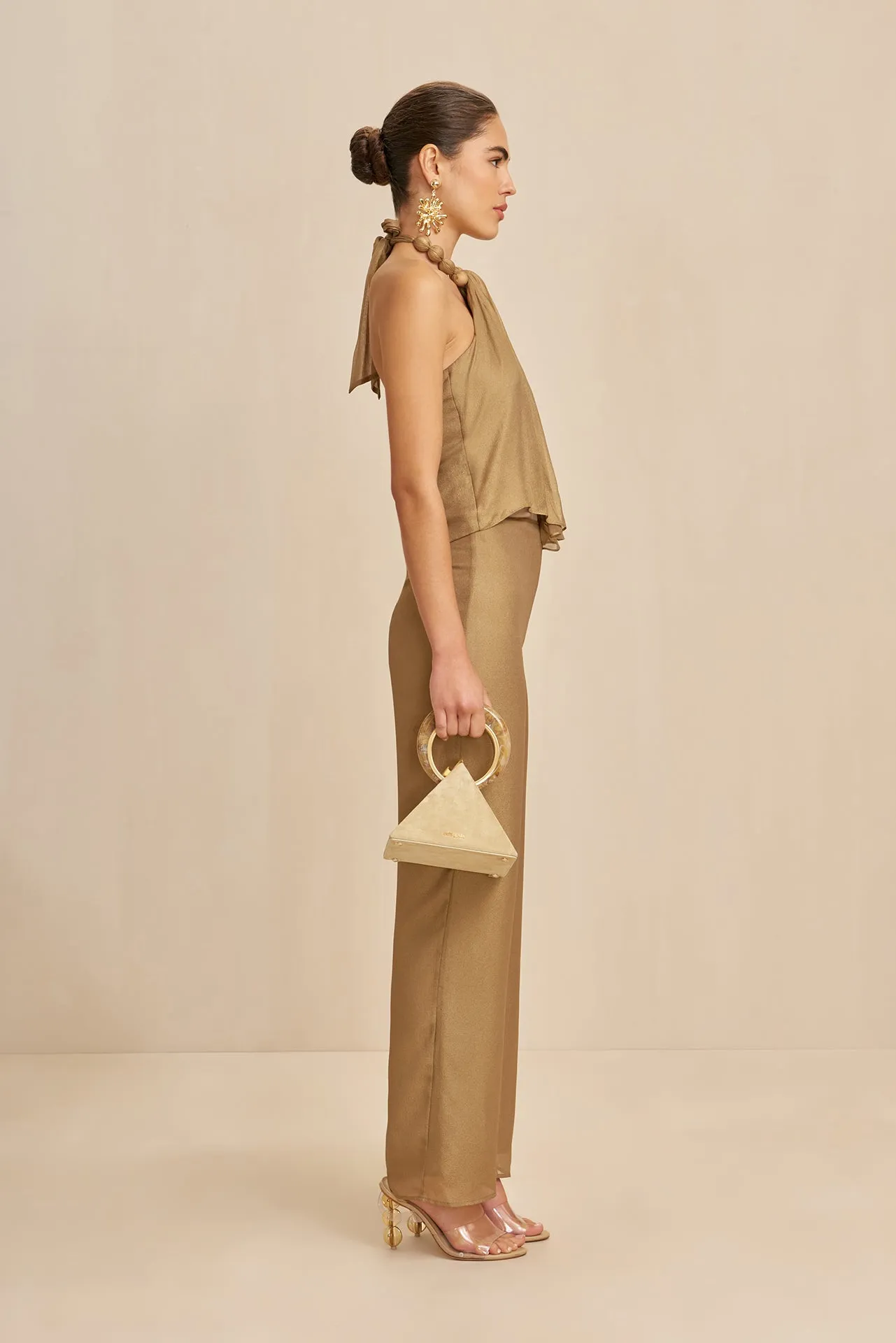 CUMA TOP - GOLD sold by cult gaia product image thumbnail 4