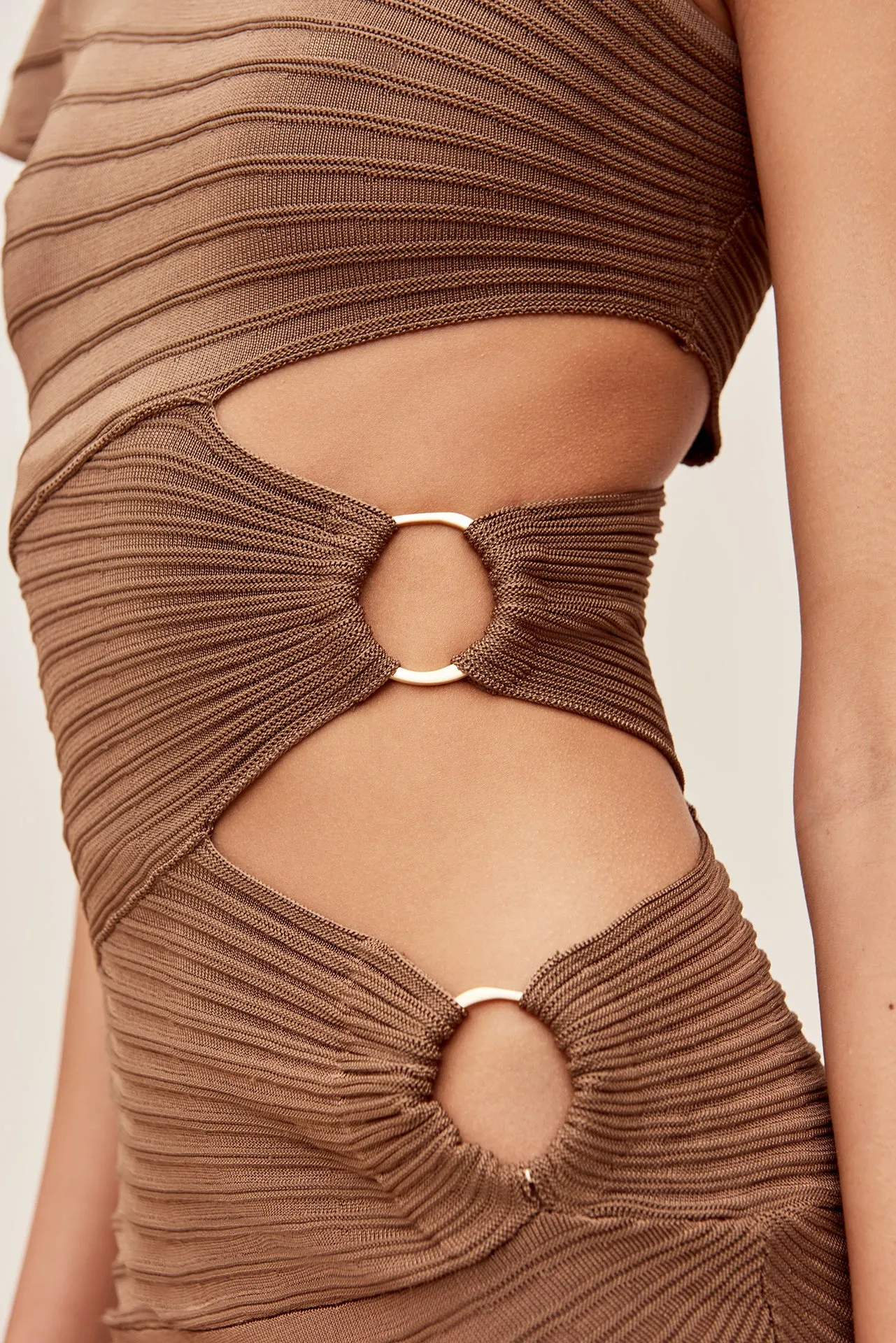 LURENZ KNIT DRESS - AFFOGATO sold by Cult Gaia product image thumbnail 2