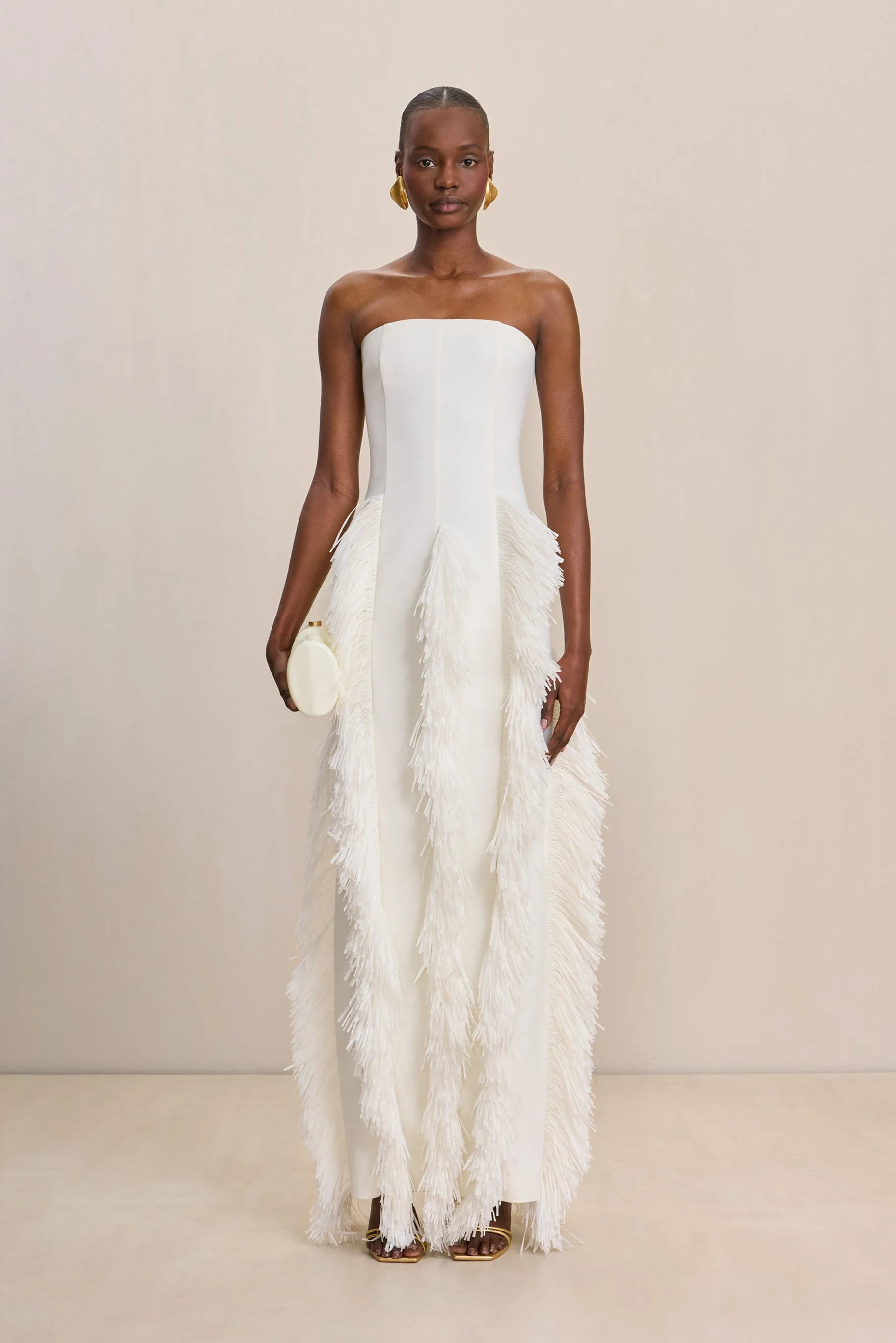 FREYA GOWN - OFF WHITE sold by Cult Gaia product image thumbnail 5
