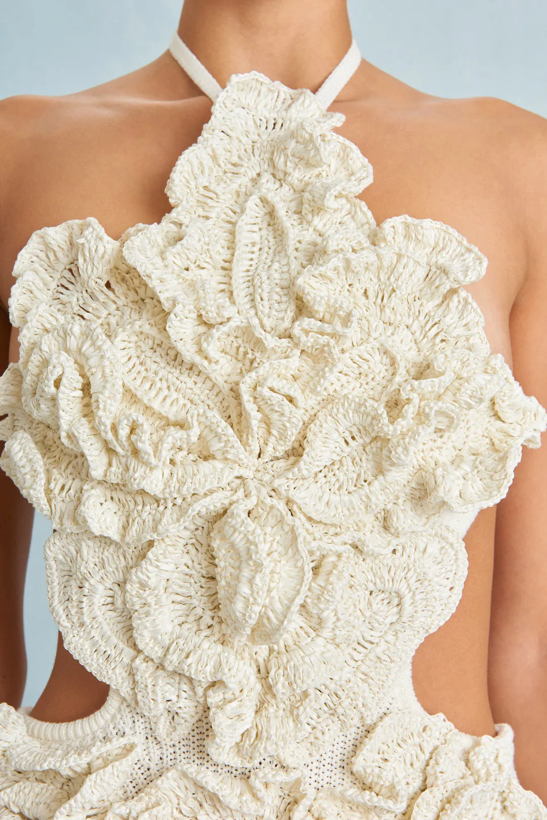 ELISSE CROCHET DRESS - OFF WHITE sold by cult gaia product image thumbnail 5