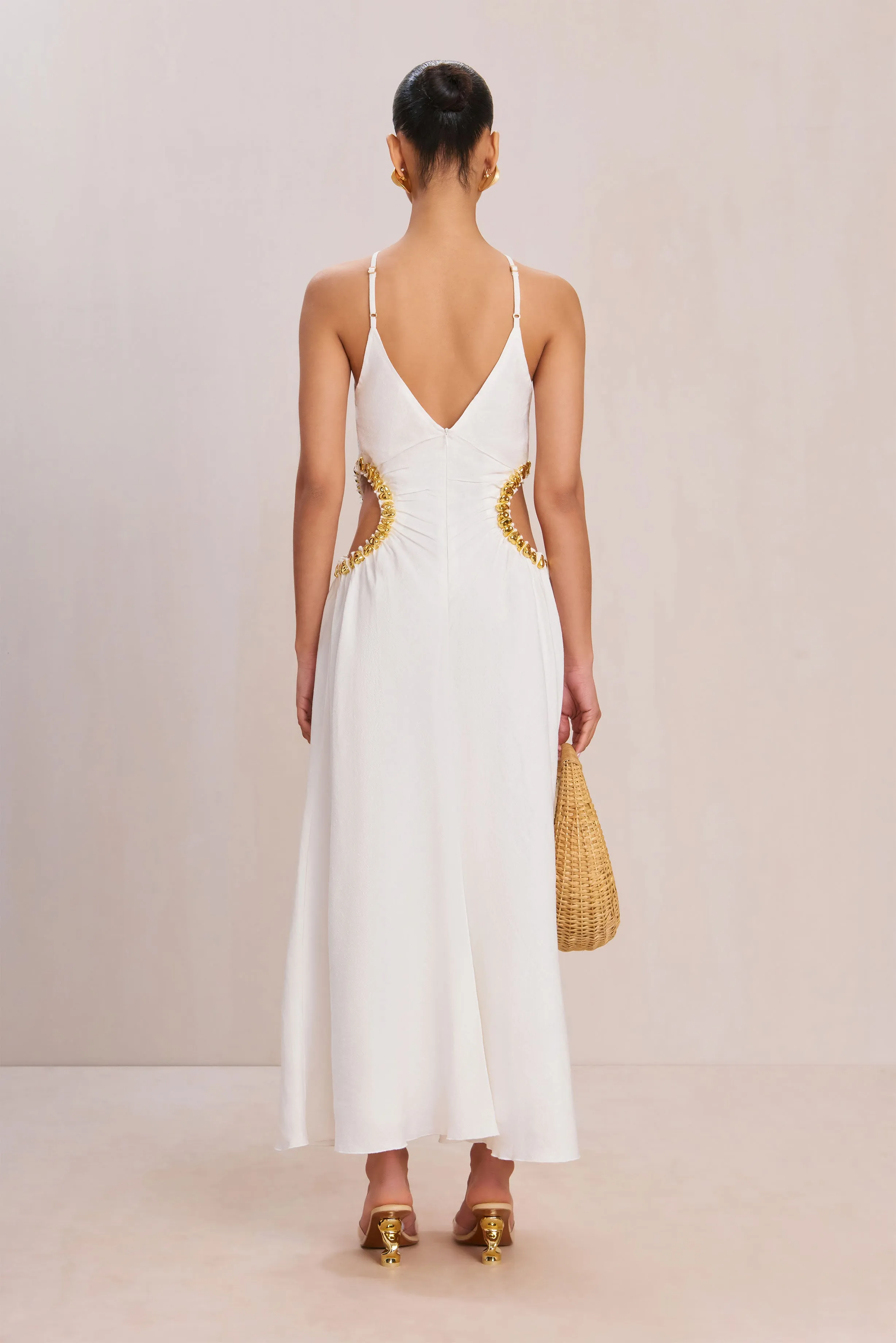 SILVIA DRESS - OFF WHITE sold by Cult Gaia product image thumbnail 4