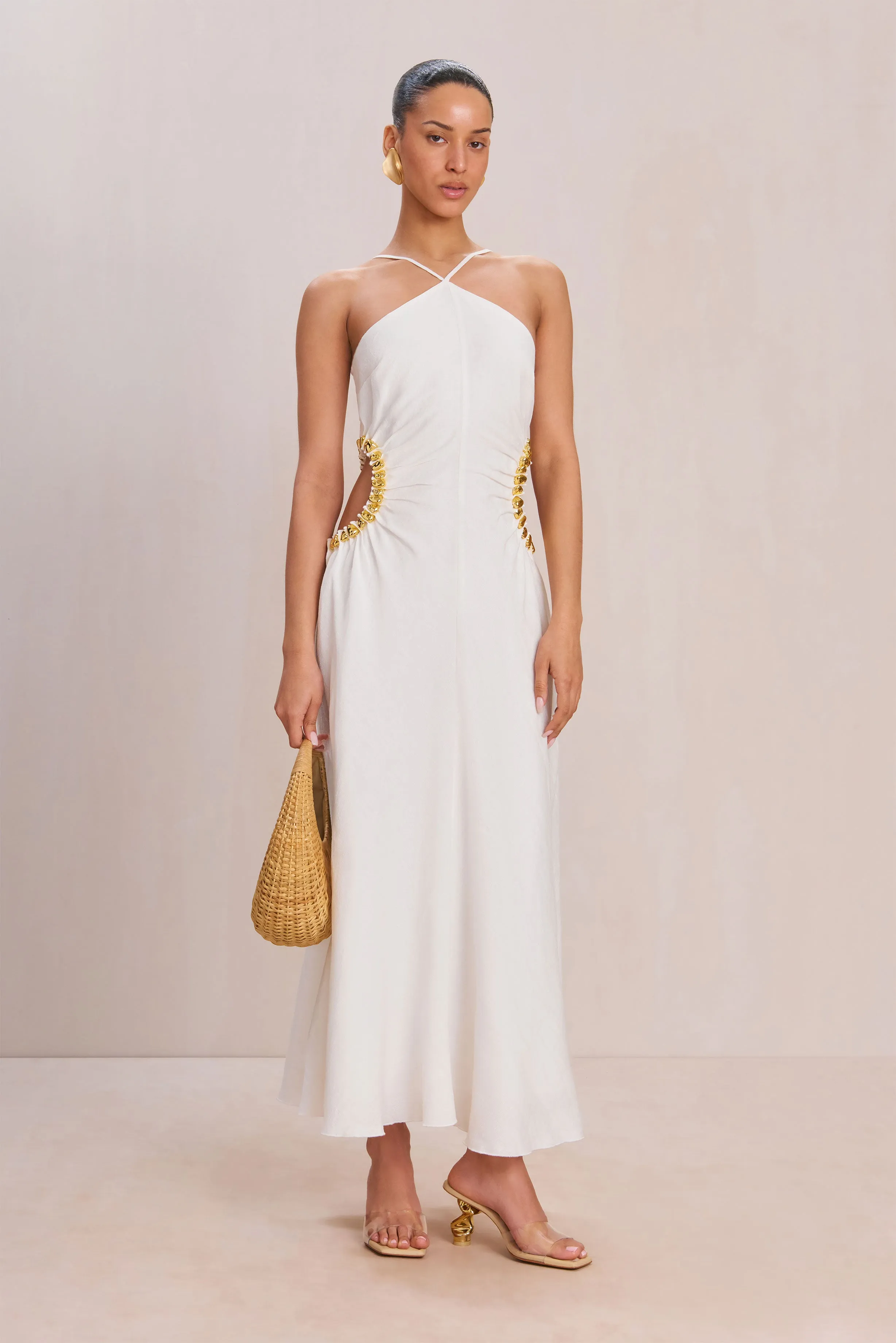 SILVIA DRESS - OFF WHITE sold by Cult Gaia