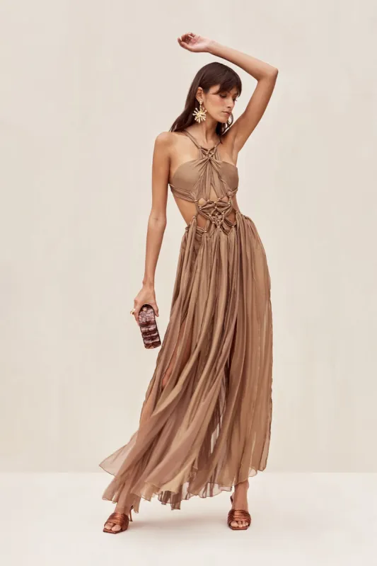 ALEXA GOWN - GOLD sold by Cult Gaia