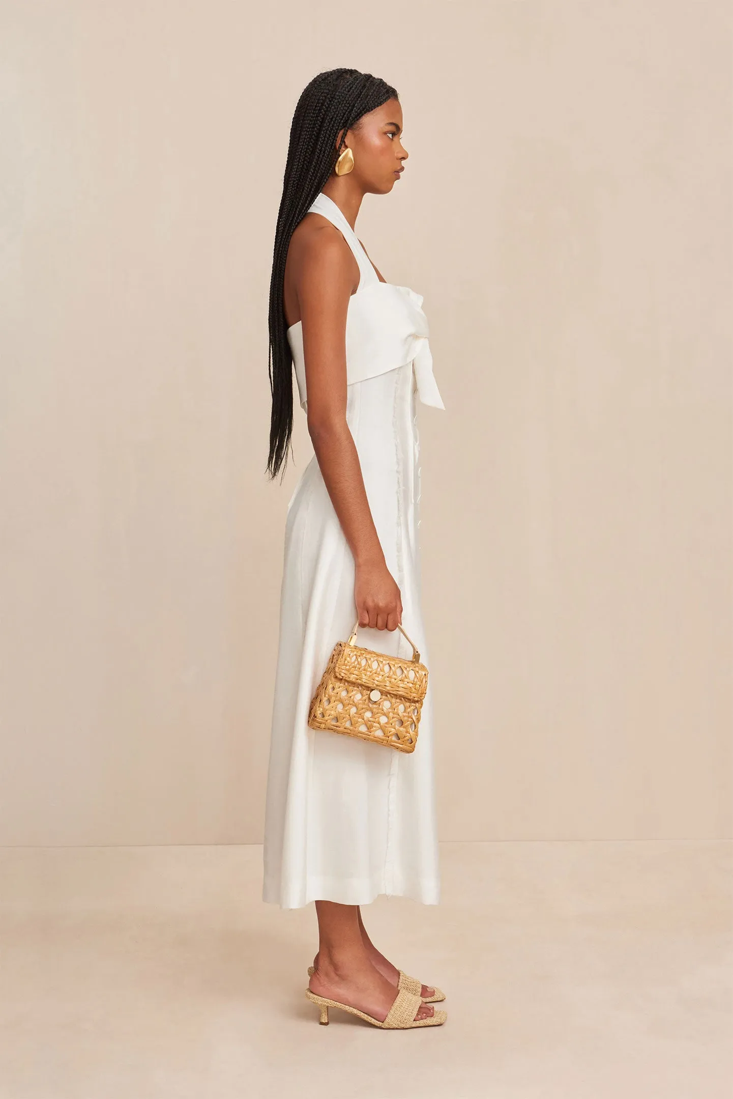 BRYLIE DRESS - OFF WHITE sold by cult gaia product image thumbnail 3