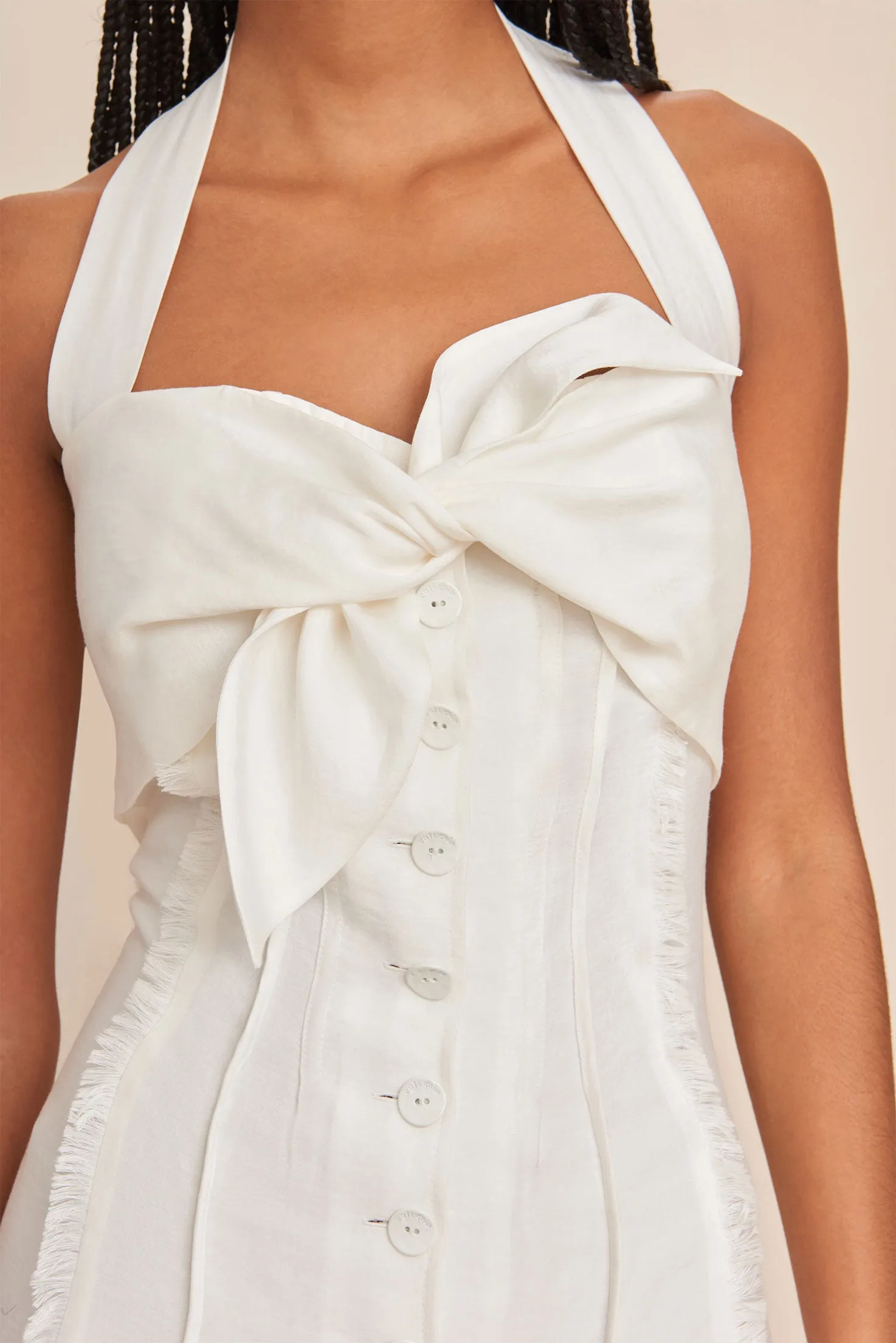 BRYLIE DRESS - OFF WHITE sold by cult gaia product image thumbnail 4