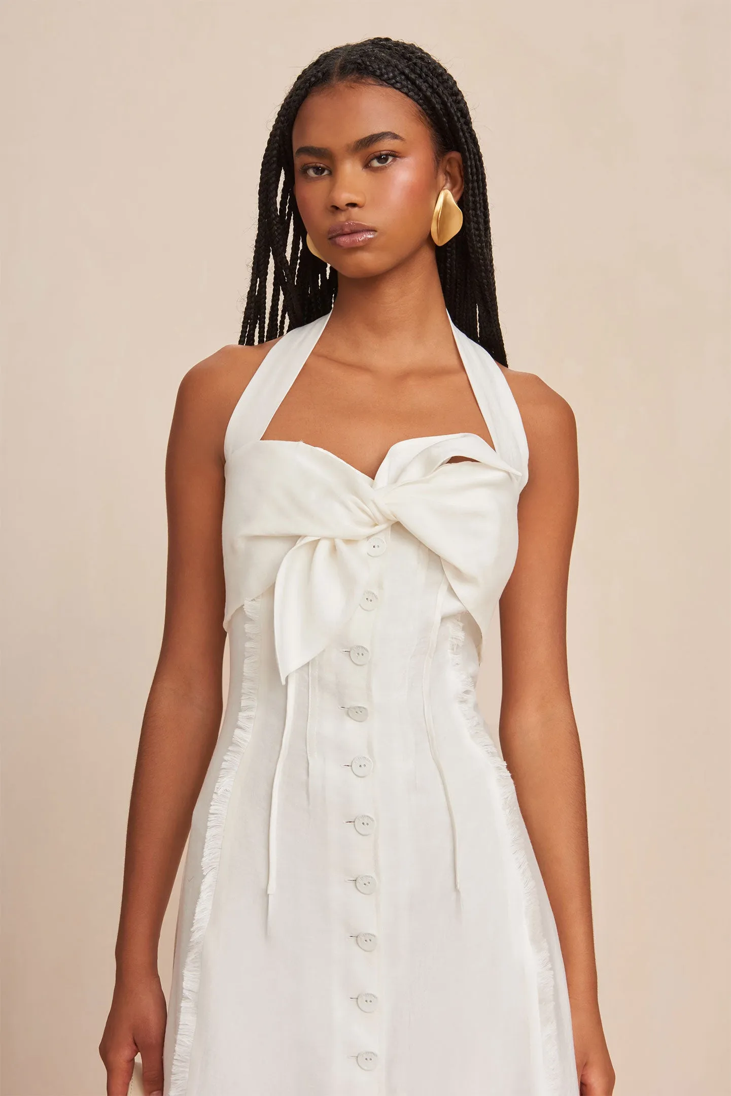 BRYLIE DRESS - OFF WHITE sold by cult gaia product image thumbnail 2