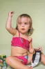 LUNA BIKINI - CHANTARELLE PINK sold by cult gaia