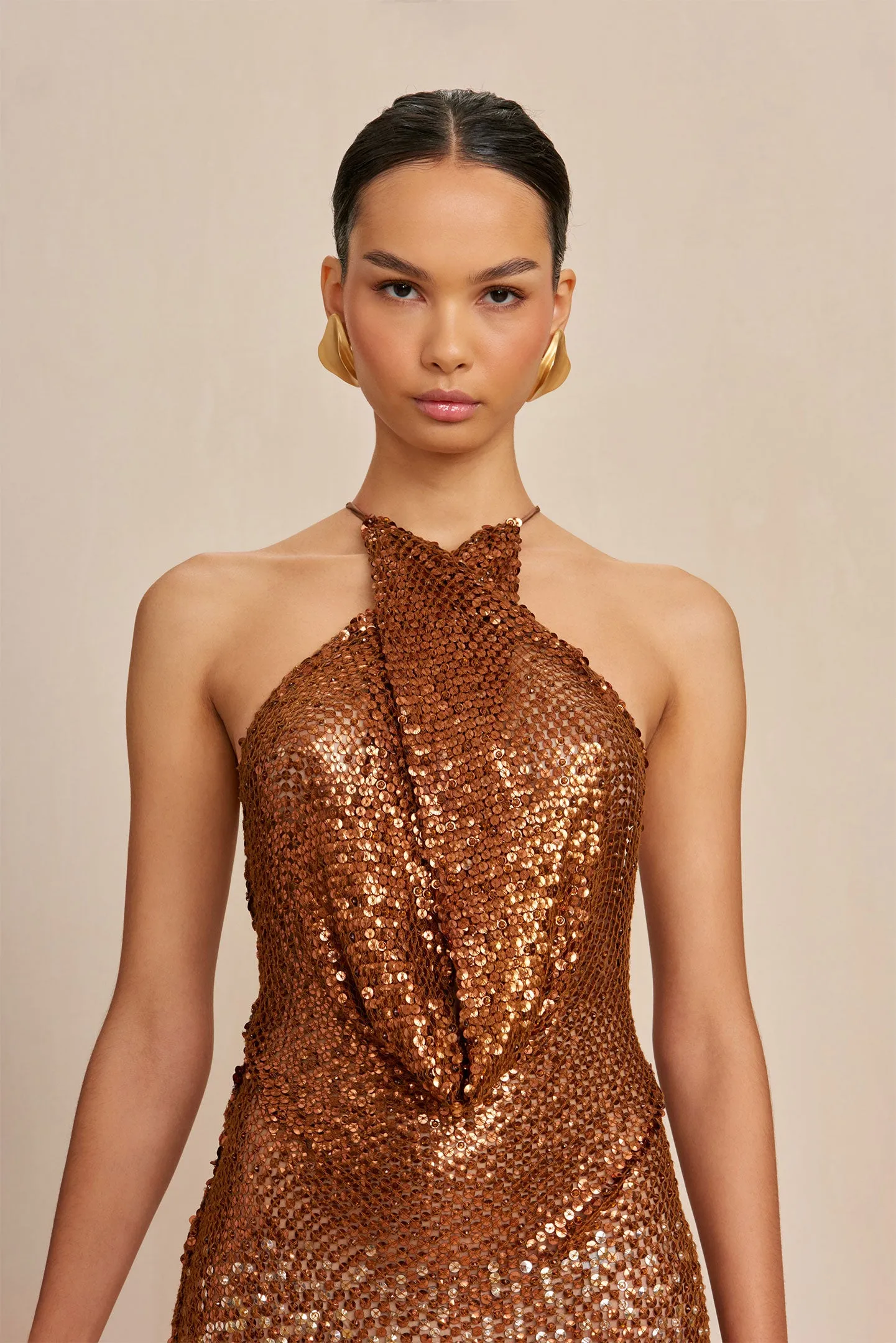 SANTRO GOWN - AFFOGATO OMBRE sold by cult gaia product image thumbnail 3