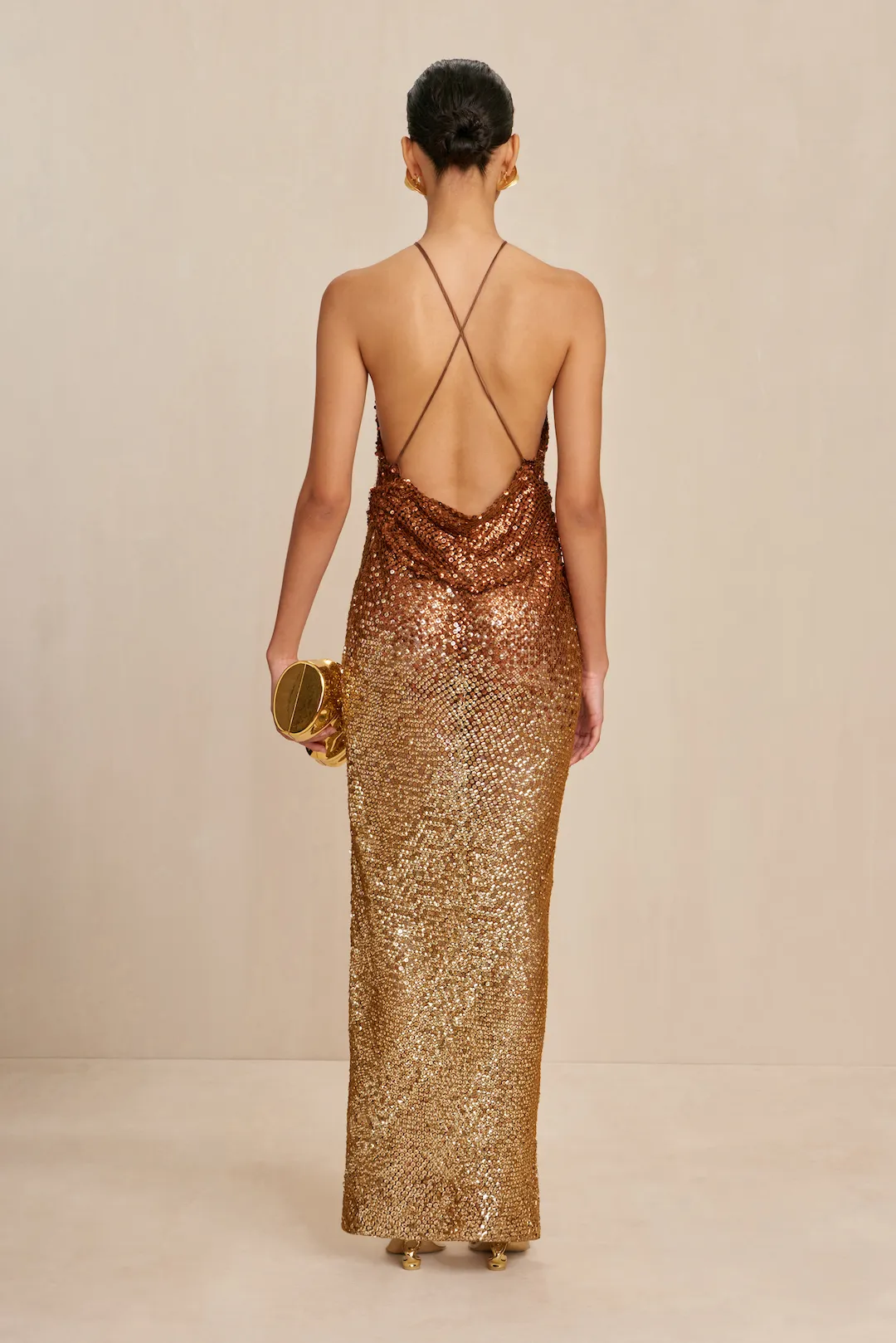 SANTRO GOWN - AFFOGATO OMBRE sold by cult gaia product image thumbnail 4