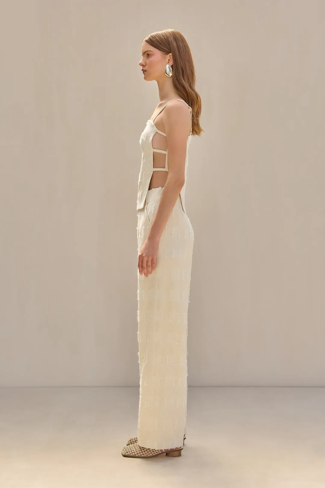 KAI PANT - OFF WHITE MULTI sold by Cult Gaia product image thumbnail 3