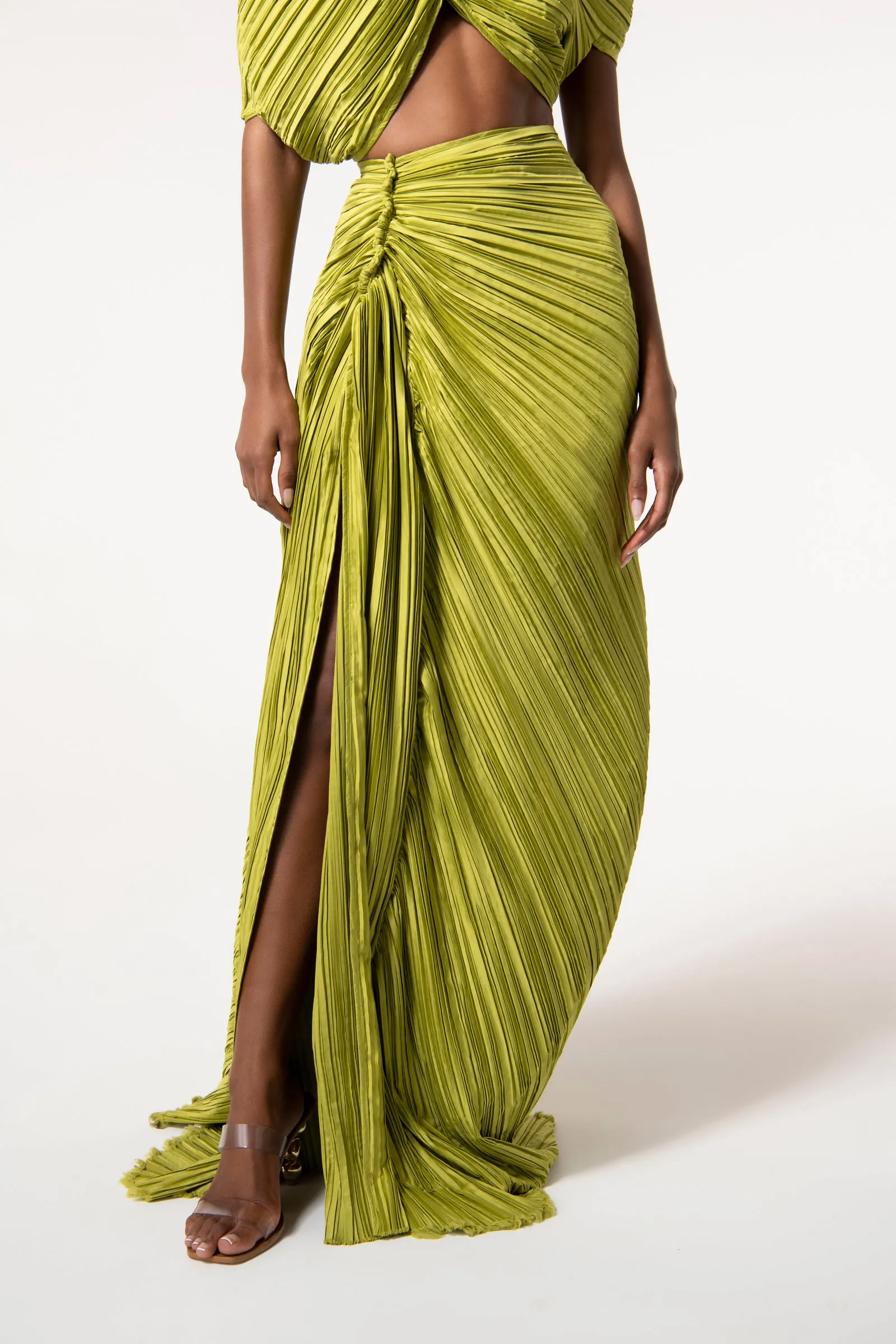 IZA SKIRT - PINE sold by cult gaia product image thumbnail 3