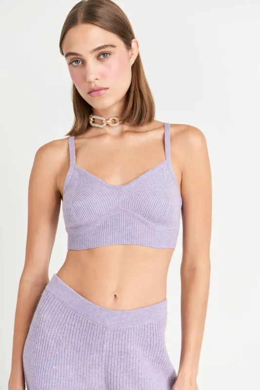 SOMAGE KNIT TOP - AMETHYST sold by cult gaia