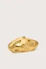 THE CALDERA CLUTCH - SHINY GOLD sold by Cult Gaia