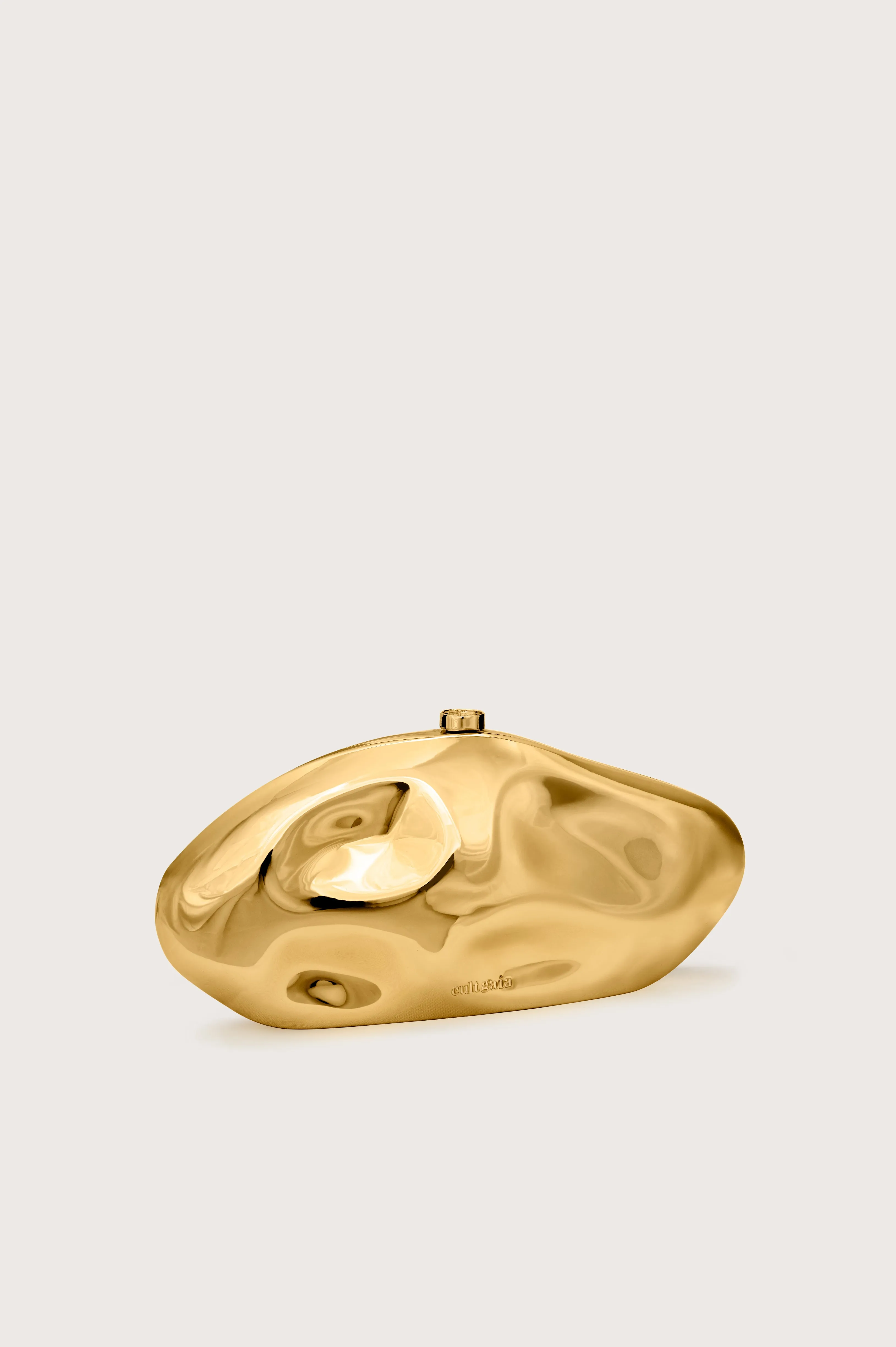 THE CALDERA CLUTCH - SHINY GOLD sold by Cult Gaia product image thumbnail 2