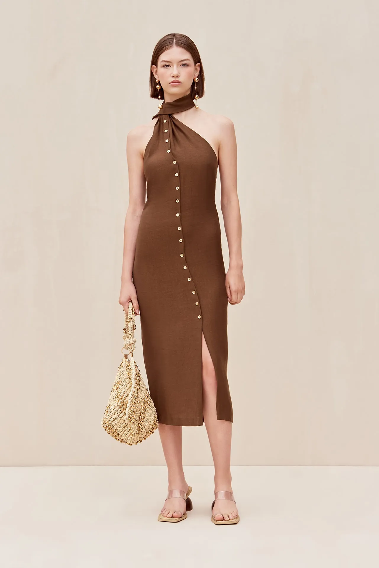 ROMIA DRESS AFFOGATO Parallel