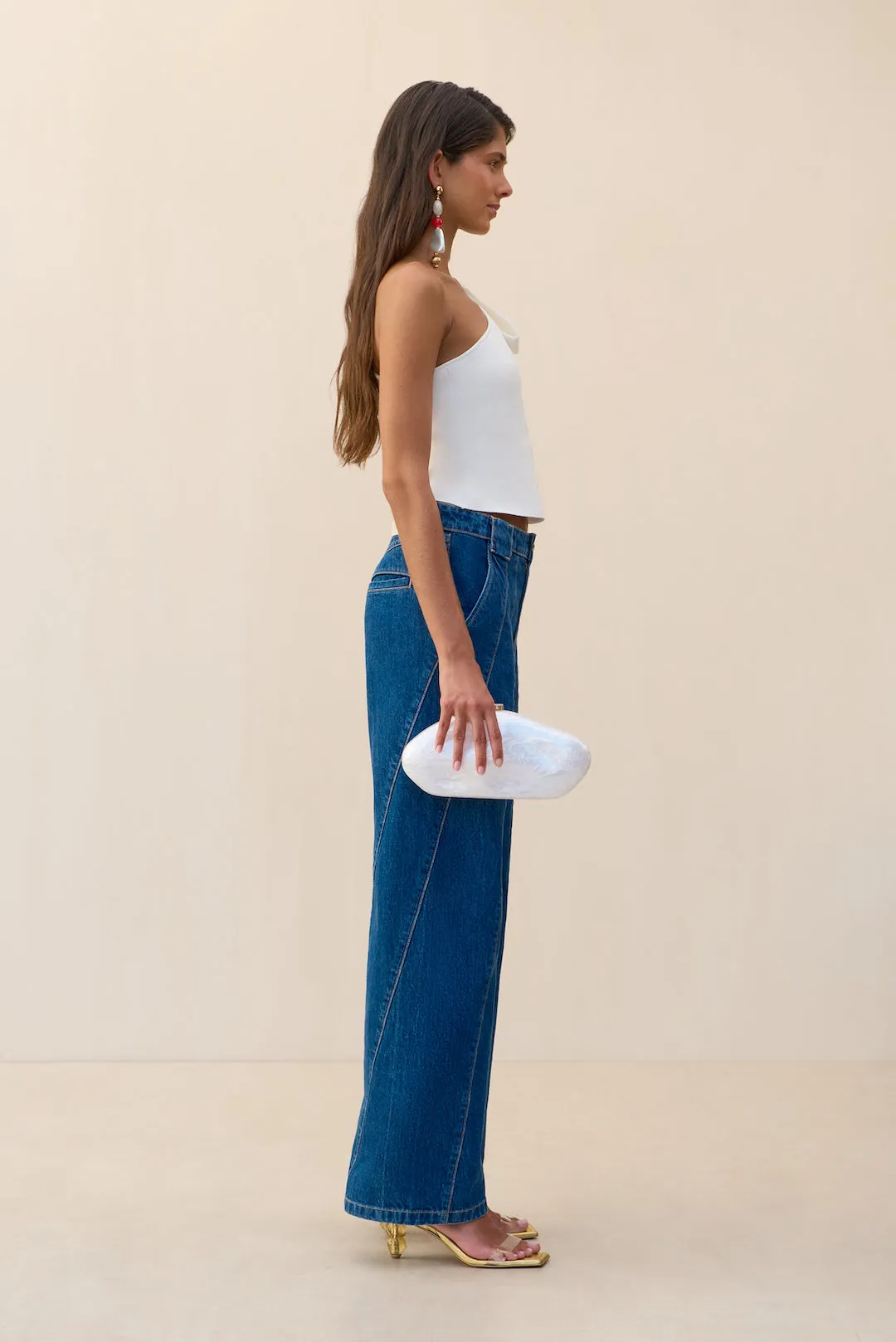 NOMI KNIT TOP - OFF WHITE sold by Cult Gaia product image thumbnail 4