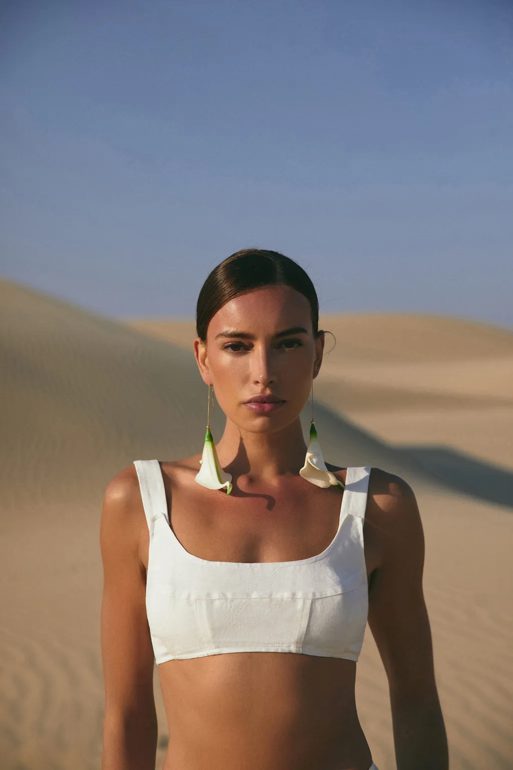 CALLA EARRING - WHITE sold by Cult Gaia product image thumbnail 2