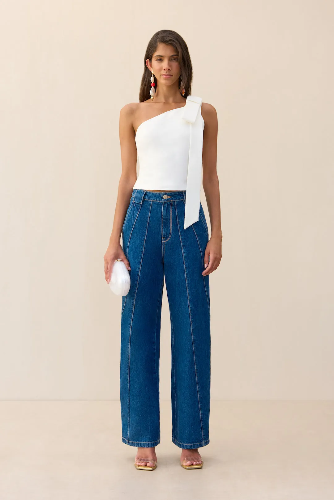 NOMI KNIT TOP - OFF WHITE sold by Cult Gaia product image thumbnail 2