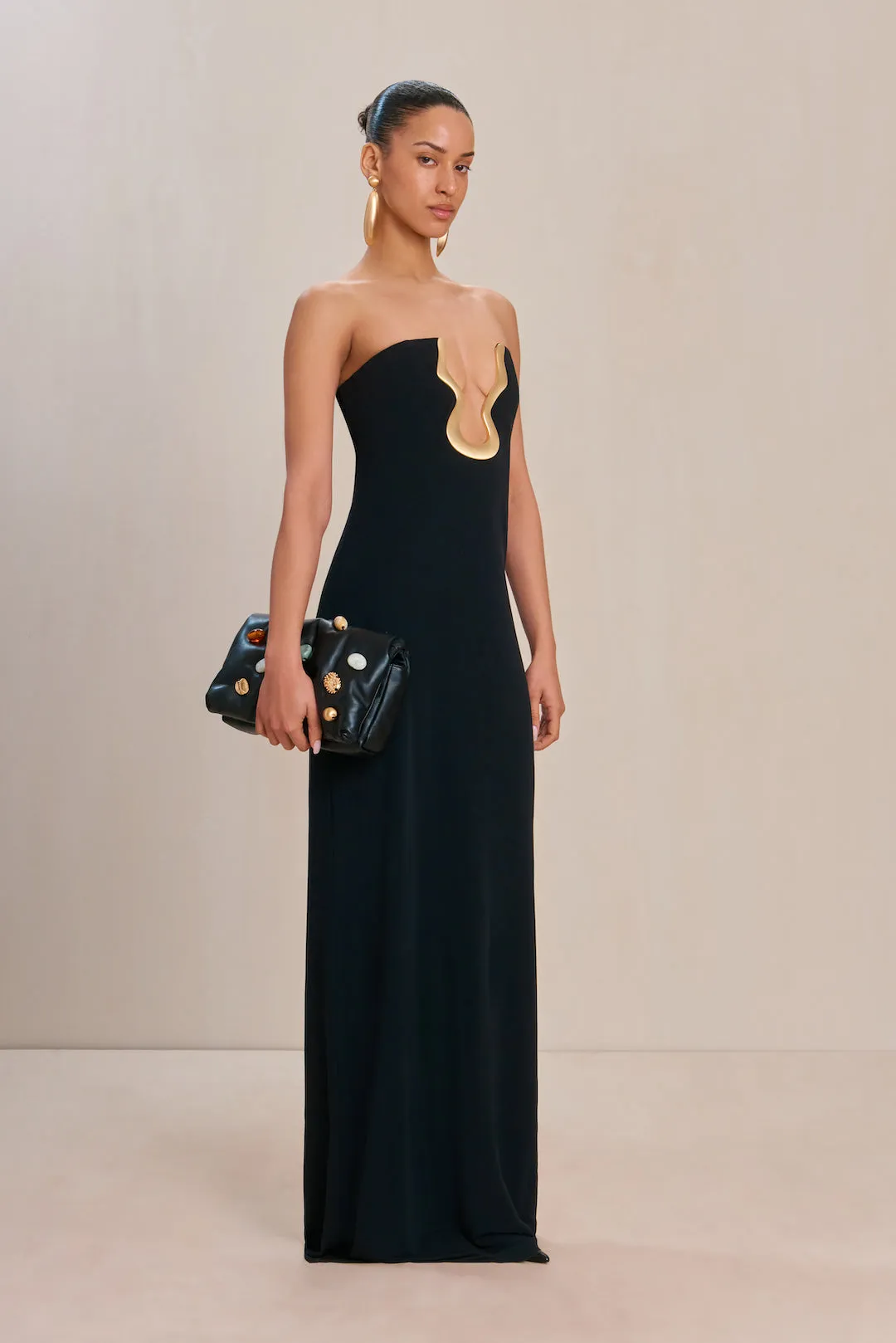 ABRIL GOWN - BLACK sold by Cult Gaia product image thumbnail 5