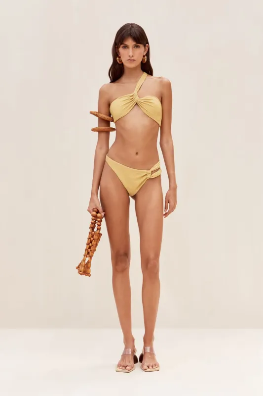CHARMAINE BIKINI BOTTOM - CHAMPAGNE sold by cult gaia