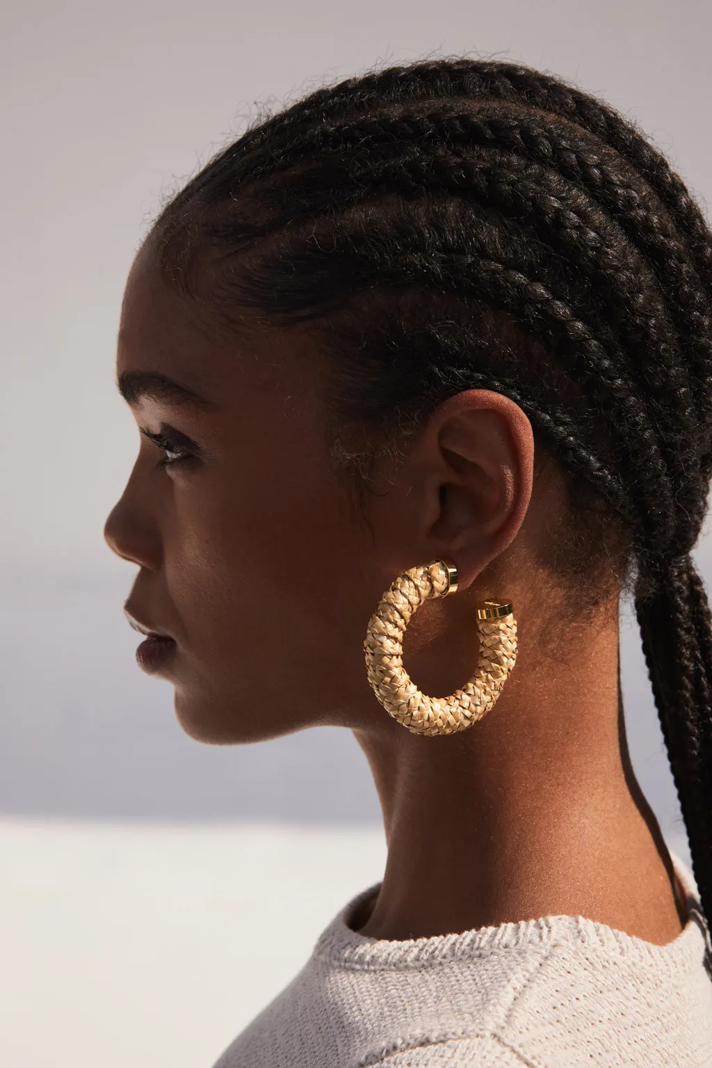 VALENCE EARRING - NATURAL sold by cult gaia product image thumbnail 2