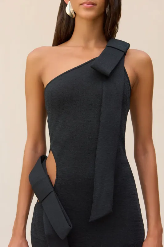 BLENDA KNIT DRESS - BLACK sold by cult gaia
