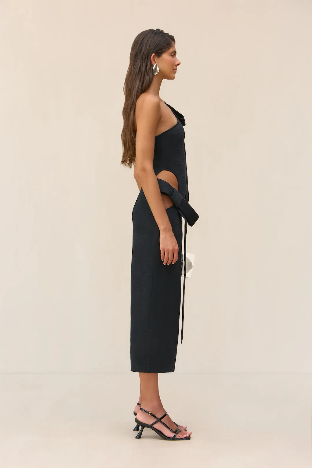 BLENDA KNIT DRESS - BLACK sold by Cult Gaia product image thumbnail 5
