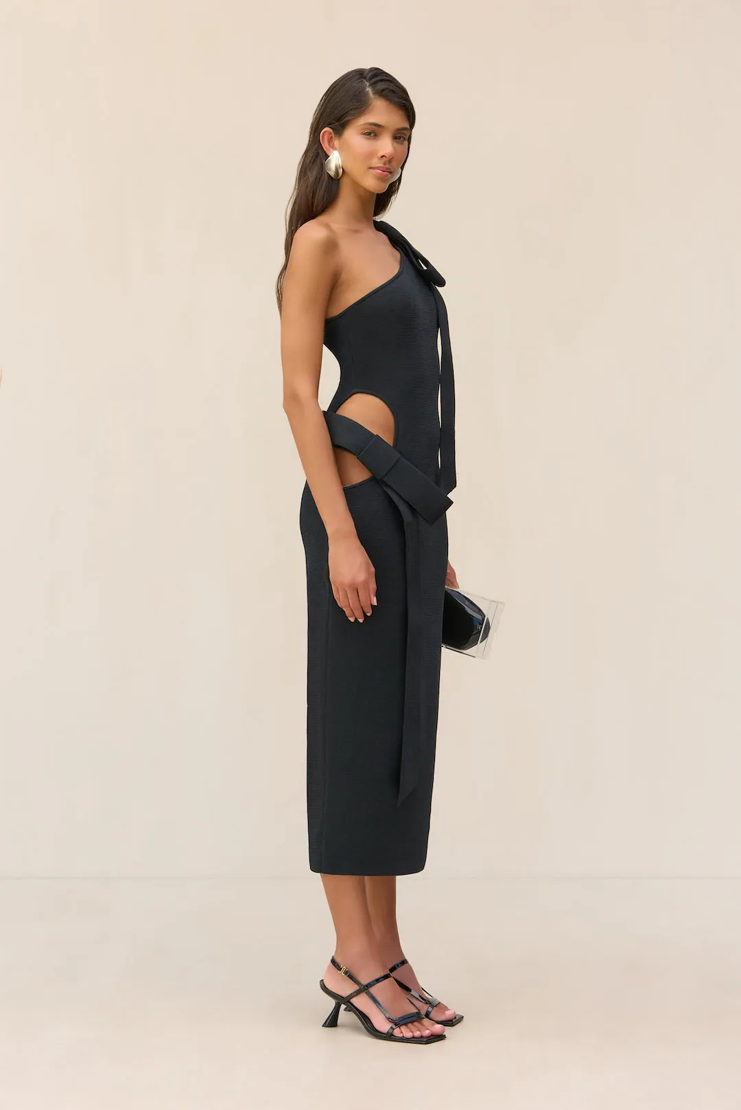 BLENDA KNIT DRESS - BLACK sold by Cult Gaia product image thumbnail 3