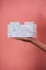 HARLOW CLUTCH - SILVER sold by cult gaia