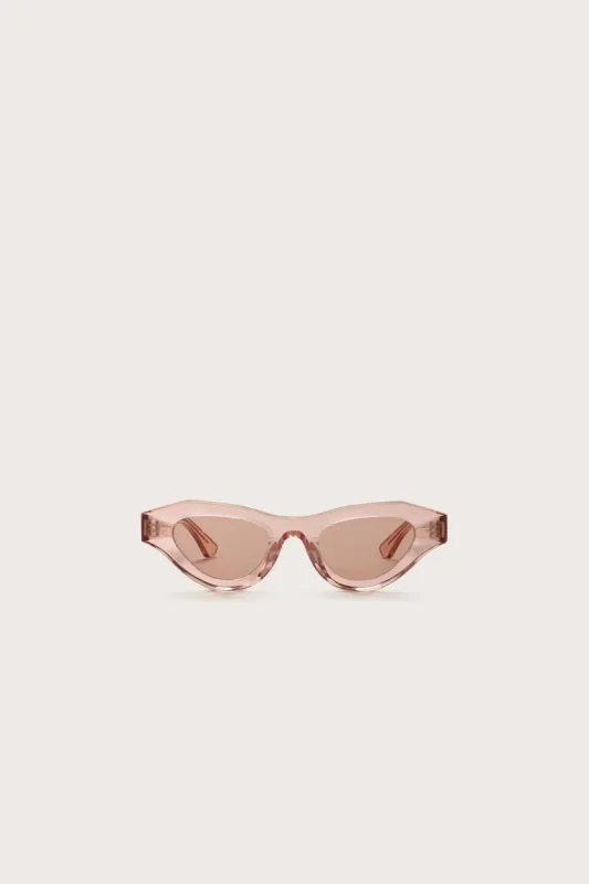 JAYA SUNNIES - TRANSLUCENT PINK sold by Cult Gaia