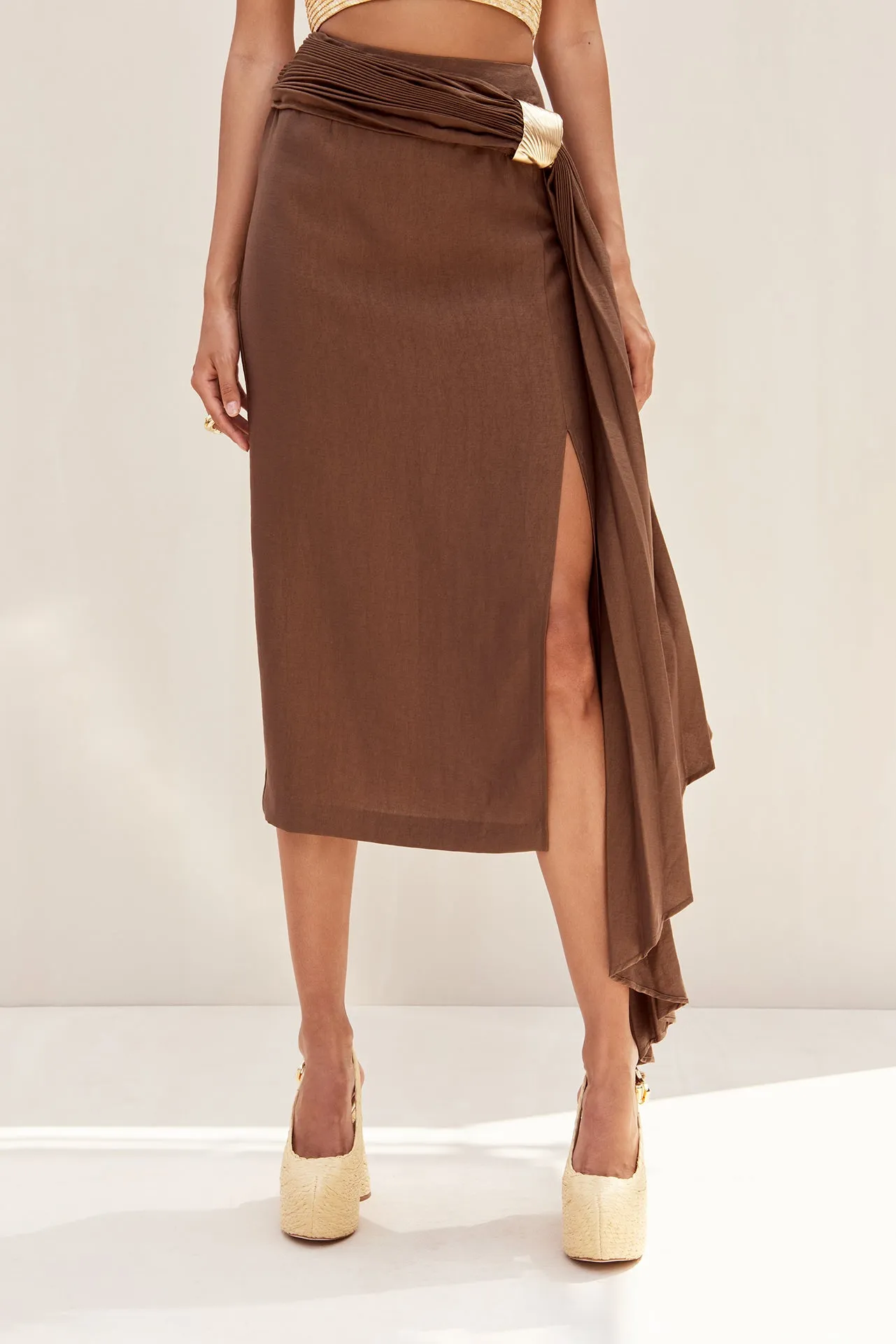 CAROLINE SKIRT - AFFOGATO sold by cult gaia product image thumbnail 2