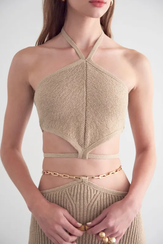 IMARA KNIT TOP - ECRU sold by cult gaia