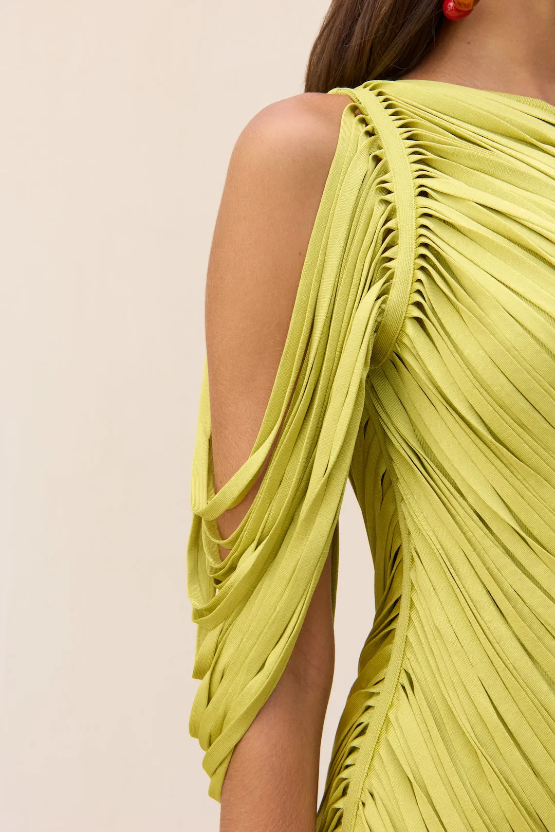 SONA KNIT DRESS - ALGAE sold by Cult Gaia product image thumbnail 4