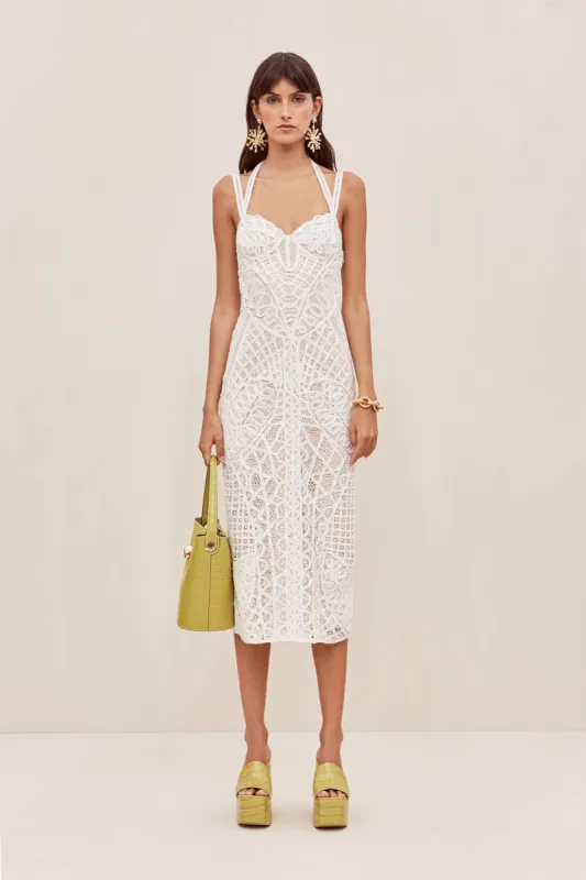 LOUISE DRESS - OFF WHITE sold by cult gaia