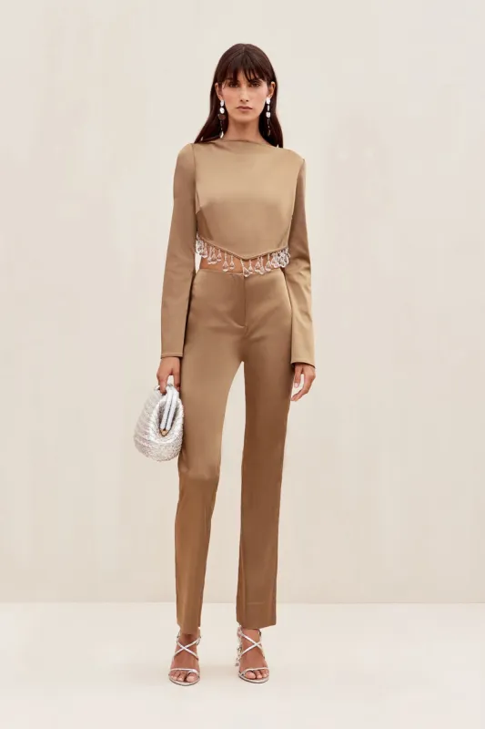 VILLIE PANT - AFFOGATO sold by Cult Gaia