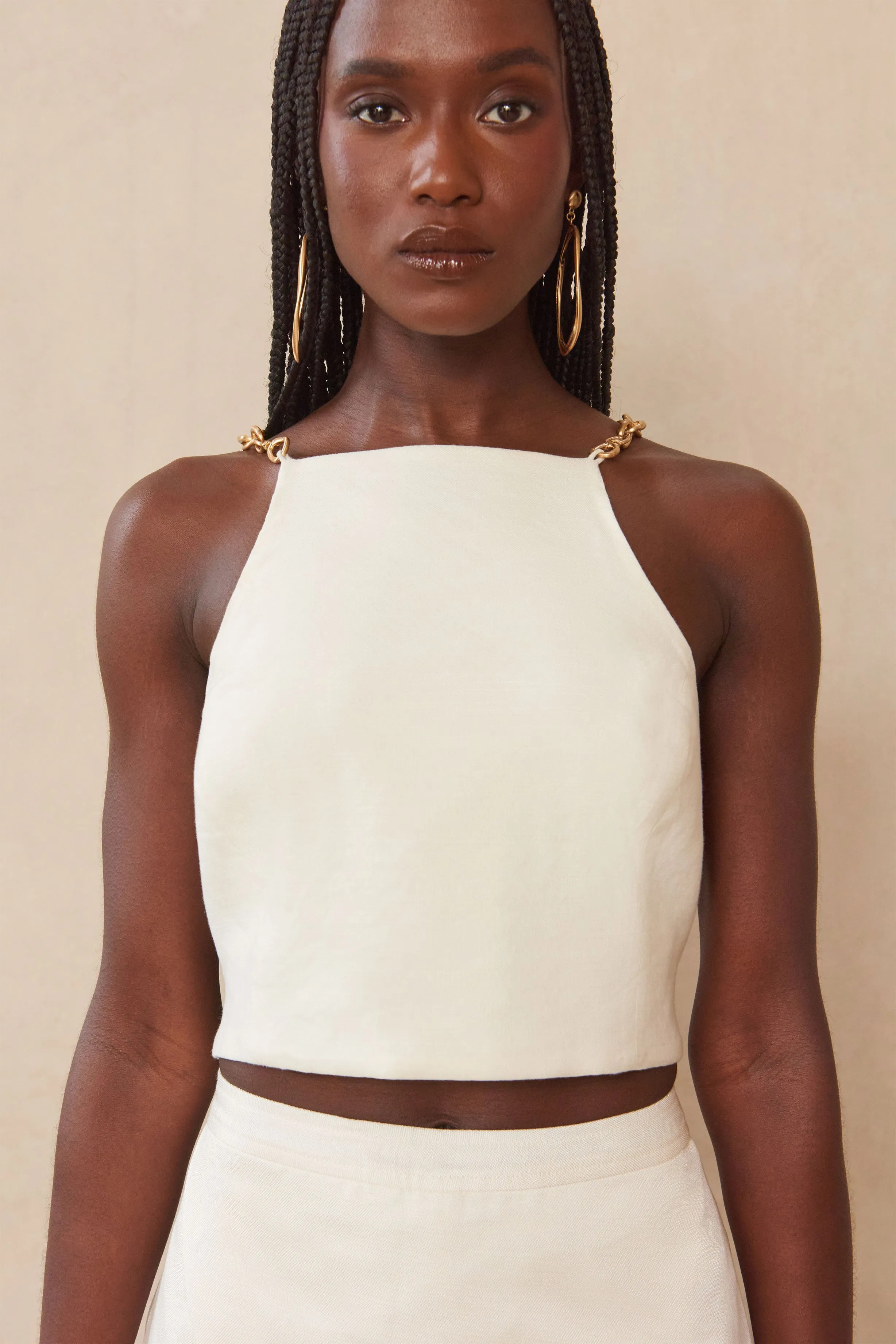 JOEY TOP - OFF WHITE sold by Cult Gaia product image thumbnail 2