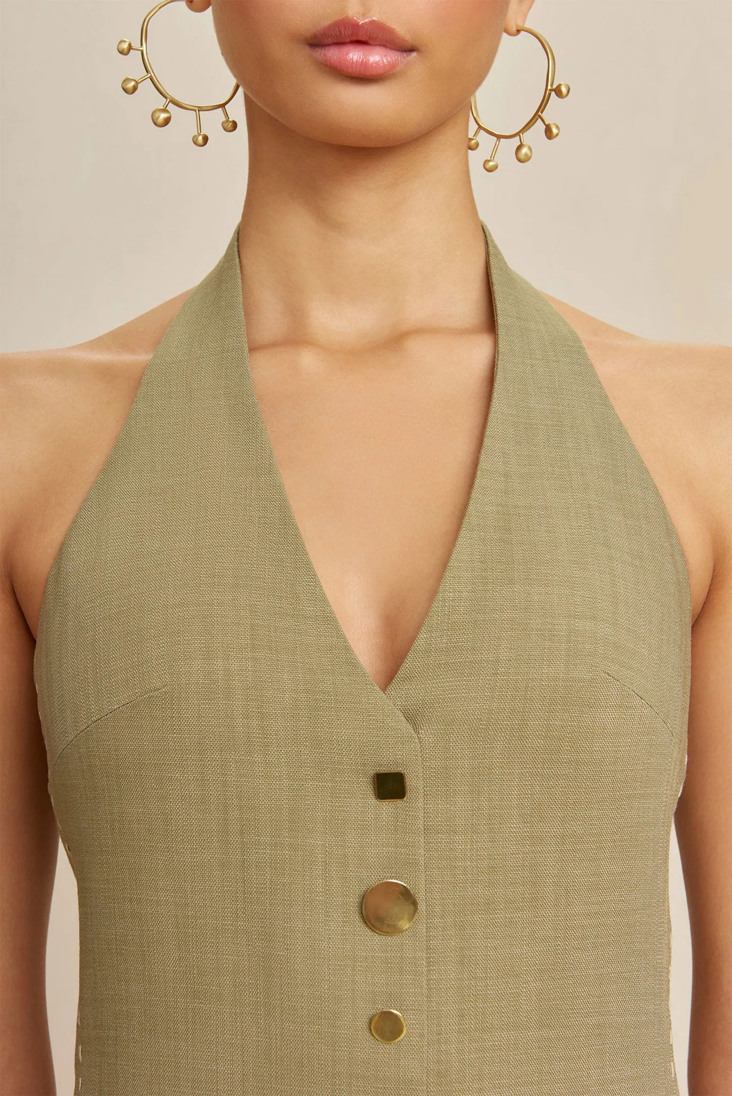 POE DRESS - TEA sold by cult gaia product image thumbnail 4