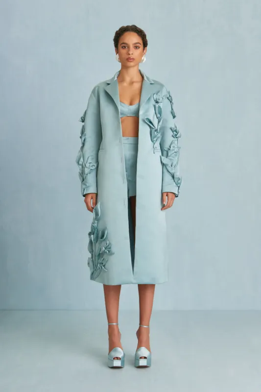 COEN COAT - HYDRANGEA sold by cult gaia