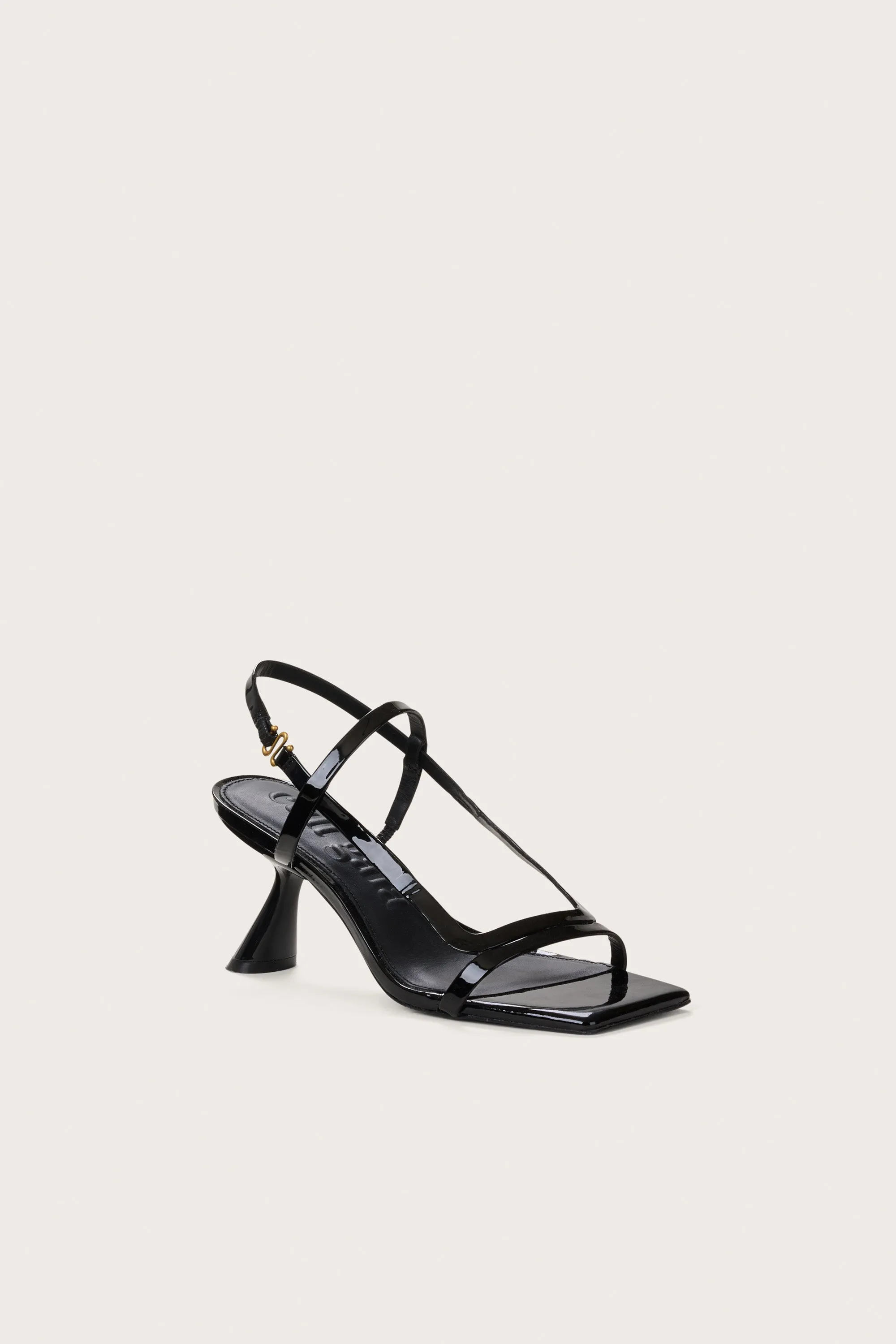 REINA SANDAL - BLACK PATENT sold by Cult Gaia product image thumbnail 3