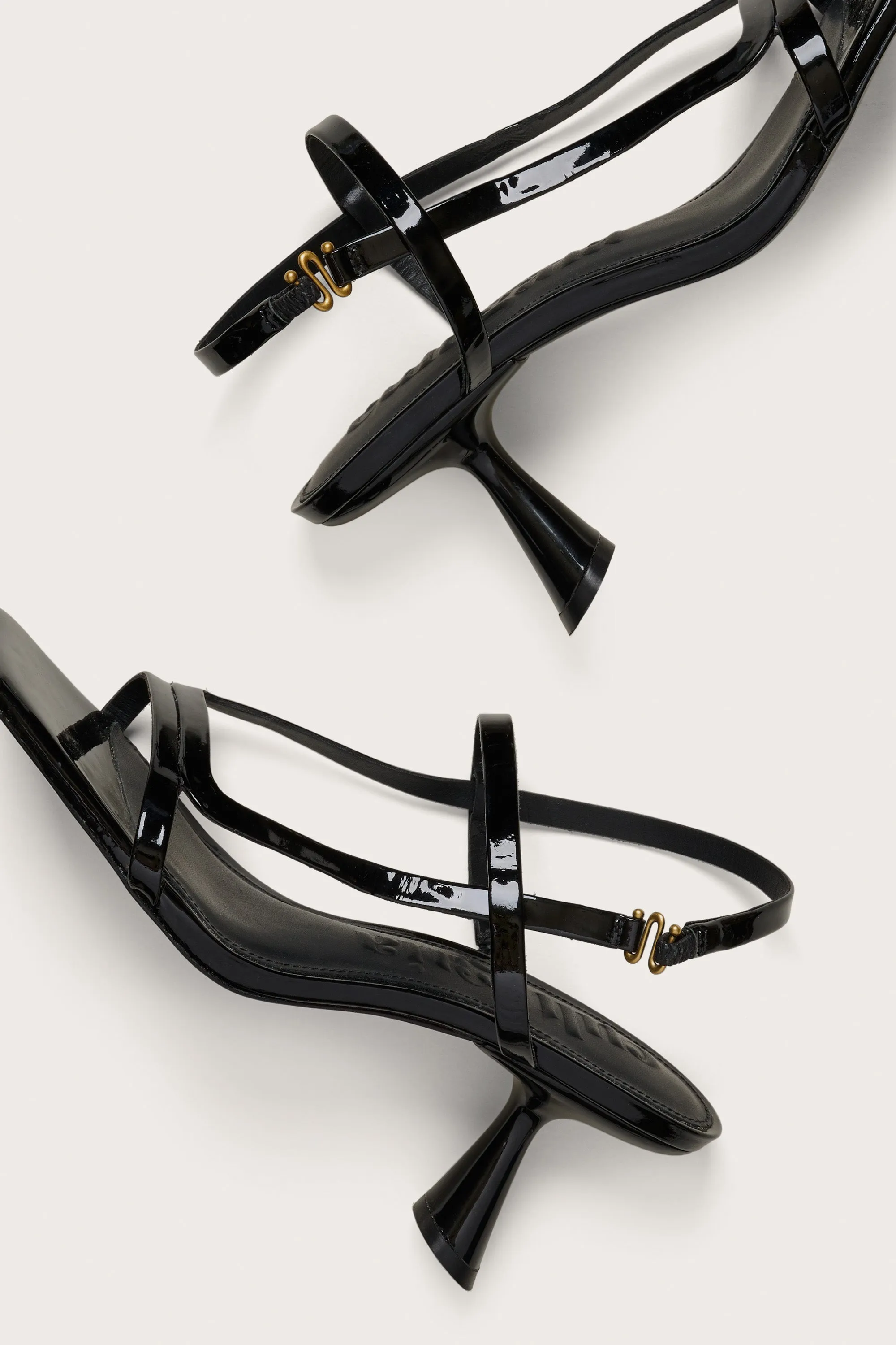 REINA SANDAL - BLACK PATENT sold by Cult Gaia product image thumbnail 5